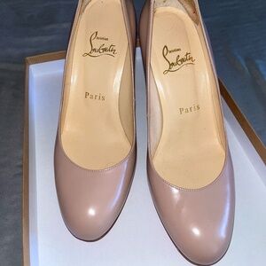 New Simple Pump 100 Jazz Calf Louboutin Nude Heels | Stilettos CV 5.5